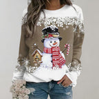 Kersttrui Dames - Warme Gebreide Foute Kerstsweater Dames