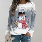 Kersttrui Dames - Warme Gebreide Foute Kerstsweater Dames