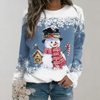 Kersttrui Dames - Warme Gebreide Foute Kerstsweater Dames