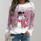 Kersttrui Dames - Warme Gebreide Foute Kerstsweater Dames