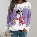 Kersttrui Dames - Warme Gebreide Foute Kerstsweater Dames