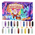 Kristallen Adventskalender – 24 Kristallen & Stenen, Aftellen naar Kerst, Cadeau voor Verzamelaars & Kinderen