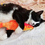 Bewegende Vis Kattenspeeltje – 4 Stuks Interactief Flapperende Vissen met Bewegingssensor, USB Oplaadbaar