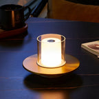 Draadloze Kaarslamp – Oplaadbare LED Tafellamp met Gebaarbediening, Warmwit 2400K, tot 18 Uur, Goud of Zilver – LumiFlame
