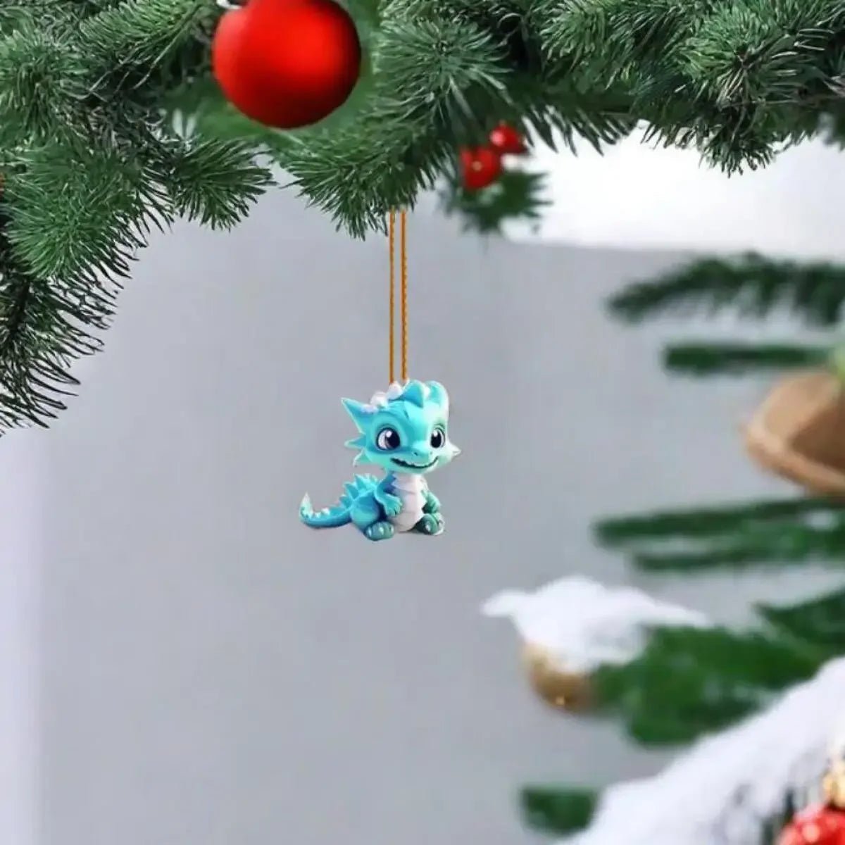 Draken Adventskalender – 24 Schattige Cartoon Draken Sleutelhangers, Aftellen naar Kerst voor Kinderen 6+ & Verzamelaars