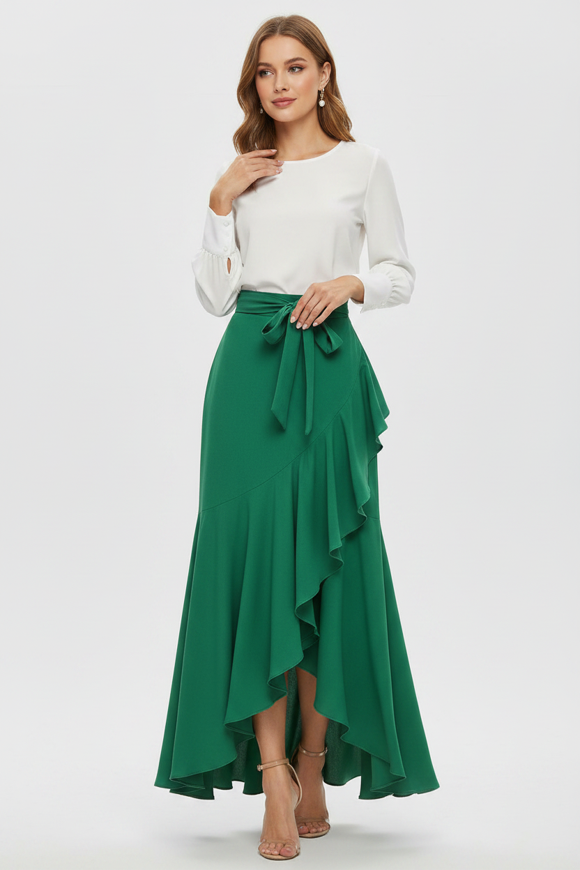 Melisande | Fishtail Rok Dames - Hoge Taille
