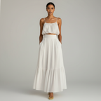 Novali | Co-ord Set Dames - Crop Top Maxi Rok