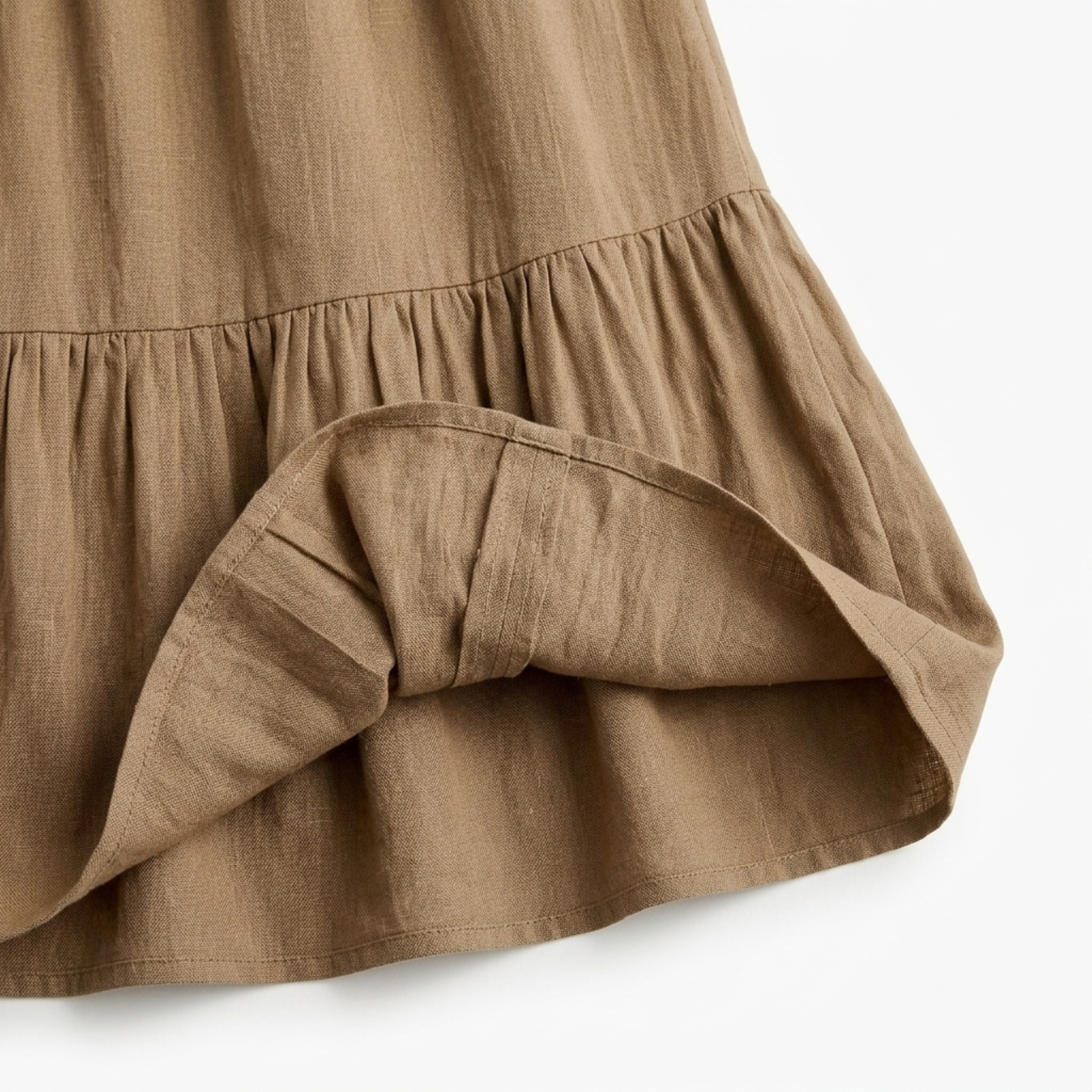 Dames crop top en lange rok set — zwierig silhouet — strand