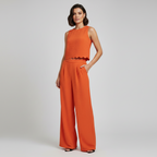 Thalassa | Co-ord Set Dames - Mouwloos Schelp Enkel