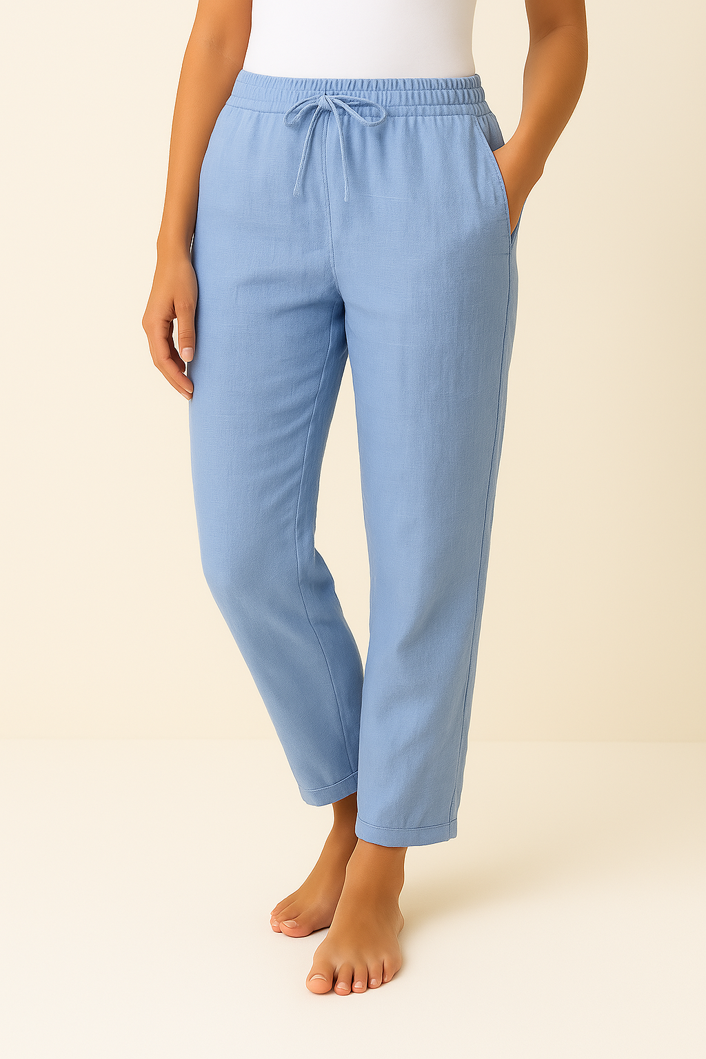Inspire | Damesbroek met Elastische Taille en Licht Draagcomfort Blauw