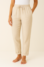 Inspire | Damesbroek met Elastische Taille en Licht Draagcomfort Beige