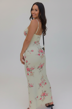 Lyra | Maxi Jurk Dames - Bloemenprint Backless
