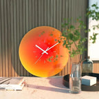Elegante Wandklok van Glas met Stille beweging – 30 cm