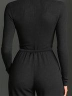 Eline | Dames Jumpsuit - Stretchy Glitterstof, Feestelijk Design