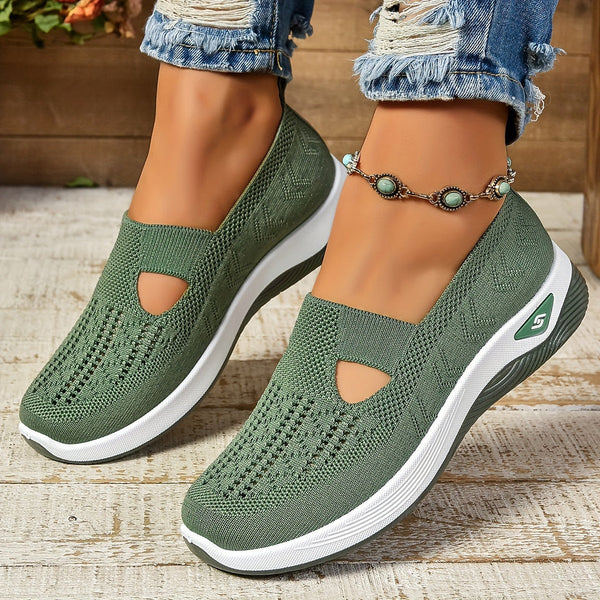Eline | Instapschoenen voor Dames - Ergonomisch en Licht Groen