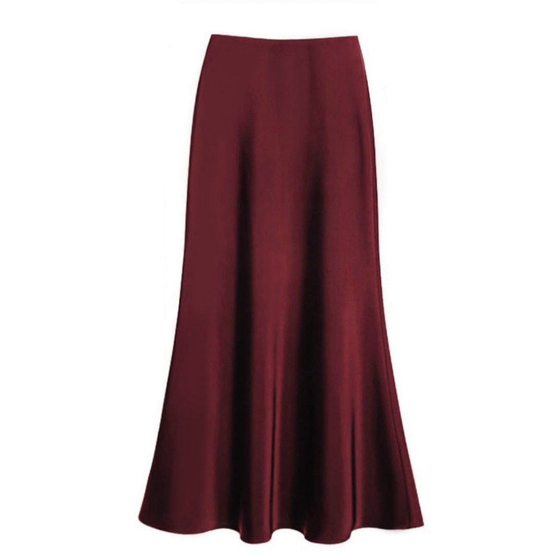 Yvaine | Rok Dames - A-Lijn Midi Rood