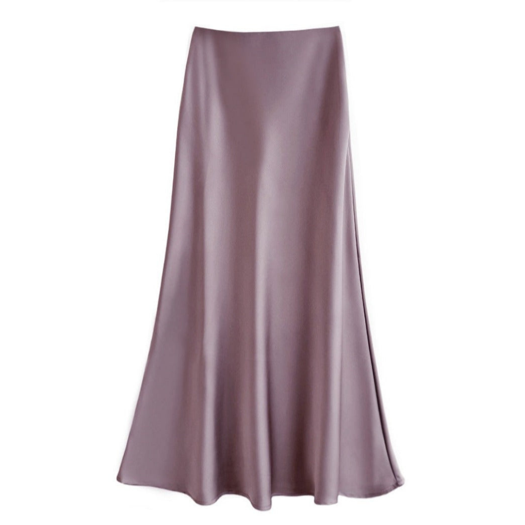 Yvaine | Rok Dames - A-Lijn Midi Roze