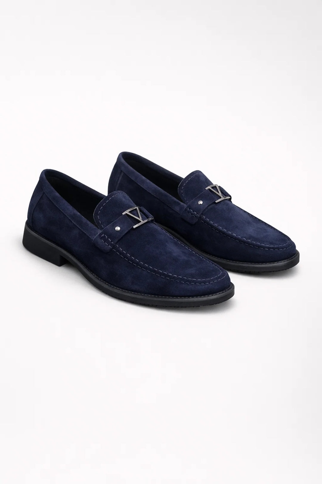 Evert Heren Loafers | Suède met Gesp, Zwart en Bruin 0