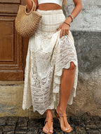 Evanthe | Maxi Rok Dames - Kant Polyester - Uitlopend
