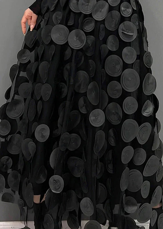 Valeraine | Rok Dames - Polkadot Polyester Viscose - Los
