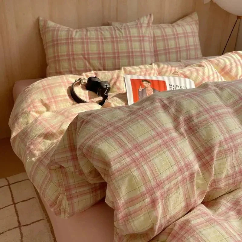 Geometrisch Katoenen Dekbedovertrekset – Zacht en Ademend voor Comfortabele Nachten, Inclusief Kussenslopen 14