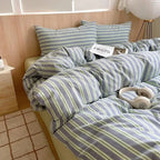 Geometrisch Katoenen Dekbedovertrekset – Zacht en Ademend voor Comfortabele Nachten, Inclusief Kussenslopen 19