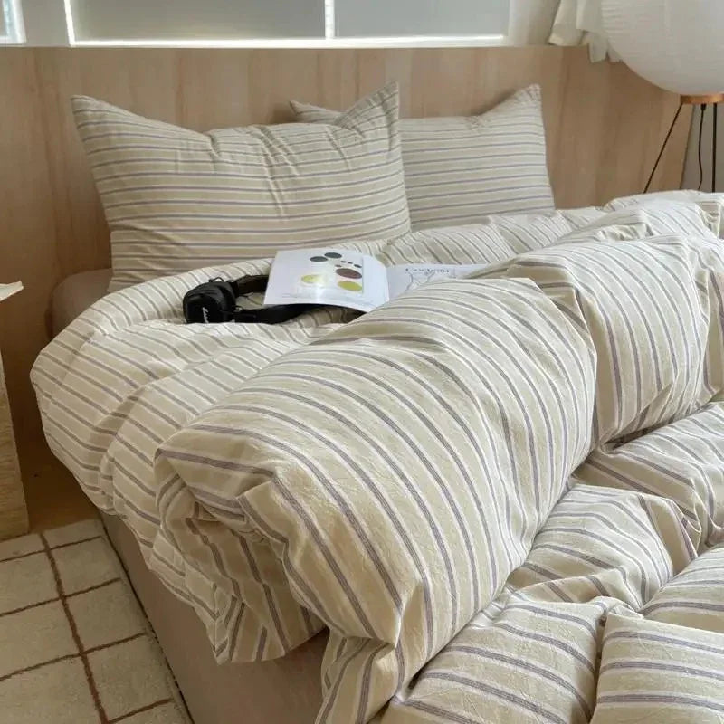 Geometrisch Katoenen Dekbedovertrekset – Zacht en Ademend voor Comfortabele Nachten, Inclusief Kussenslopen 20