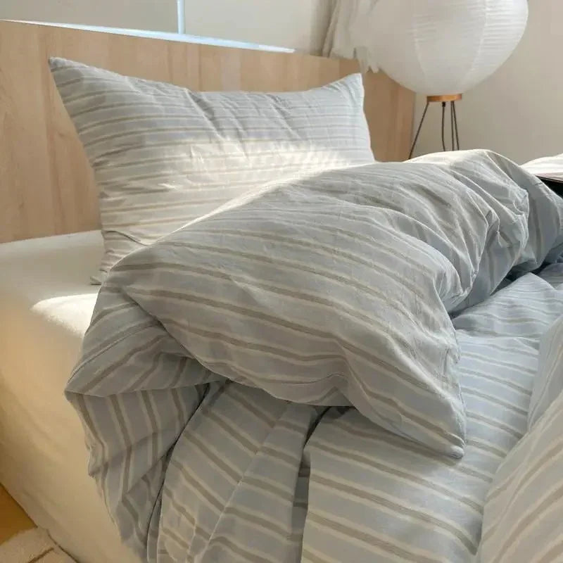 Geometrisch Katoenen Dekbedovertrekset – Zacht en Ademend voor Comfortabele Nachten, Inclusief Kussenslopen 21