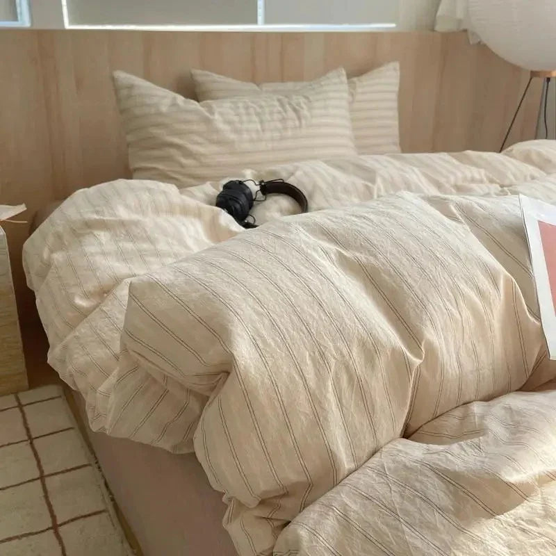 Geometrisch Katoenen Dekbedovertrekset – Zacht en Ademend voor Comfortabele Nachten, Inclusief Kussenslopen 28