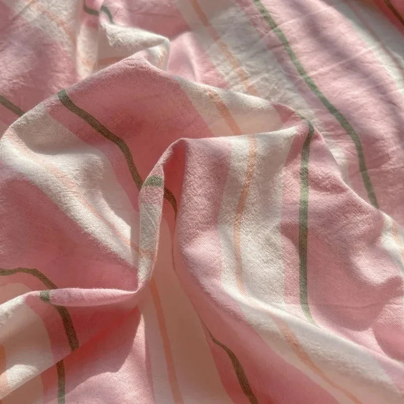 Geometrisch Katoenen Dekbedovertrekset – Zacht en Ademend voor Comfortabele Nachten, Inclusief Kussenslopen 3