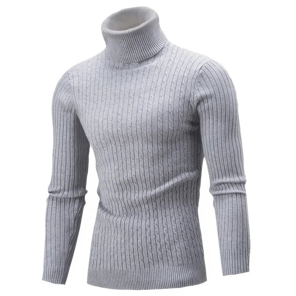 Coltrui Heren Ribgebreid Warm Grijs