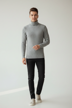 Coltrui Heren Ribgebreid Warm