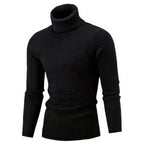 Coltrui Heren Ribgebreid Warm Zwart