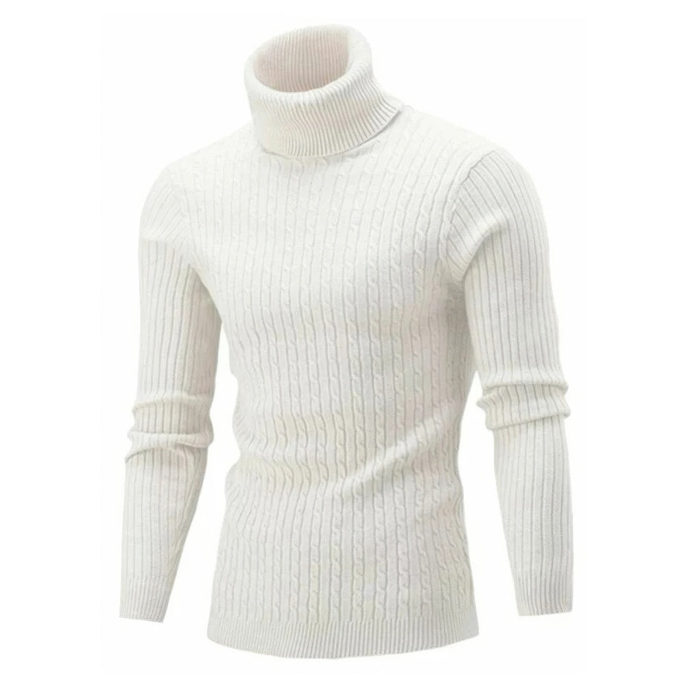 Coltrui Heren Ribgebreid Warm Wit