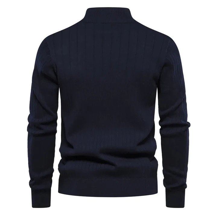 Trui Heren Half-Zip Ademend Comfortabel