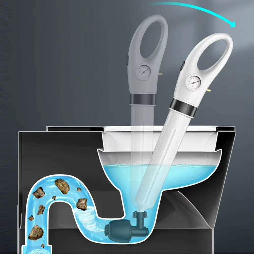 Ontstopper met Luchtdruk – Afvoerontstopper & Gootsteenontstopper zonder Chemie – voor Toilet, Gootsteen, Douche & Putje