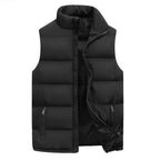 Figueral | Gewatteerde Heren Bodywarmer met Ritssluiting & Opstaande Kraag - Winddichte & Lichtgewicht Mouwloze Winterjas met Ritszakken