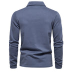 Nisyros | Heren Poloshirt Lange Mouwen met Klassieke Polokraag