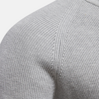 Hermosa | Stijlvolle Heren Sweater met Half-Zip & Opstaande Kraag - Warme Gebreide Trui met Ribgebreide Mouwen & Halve Rits