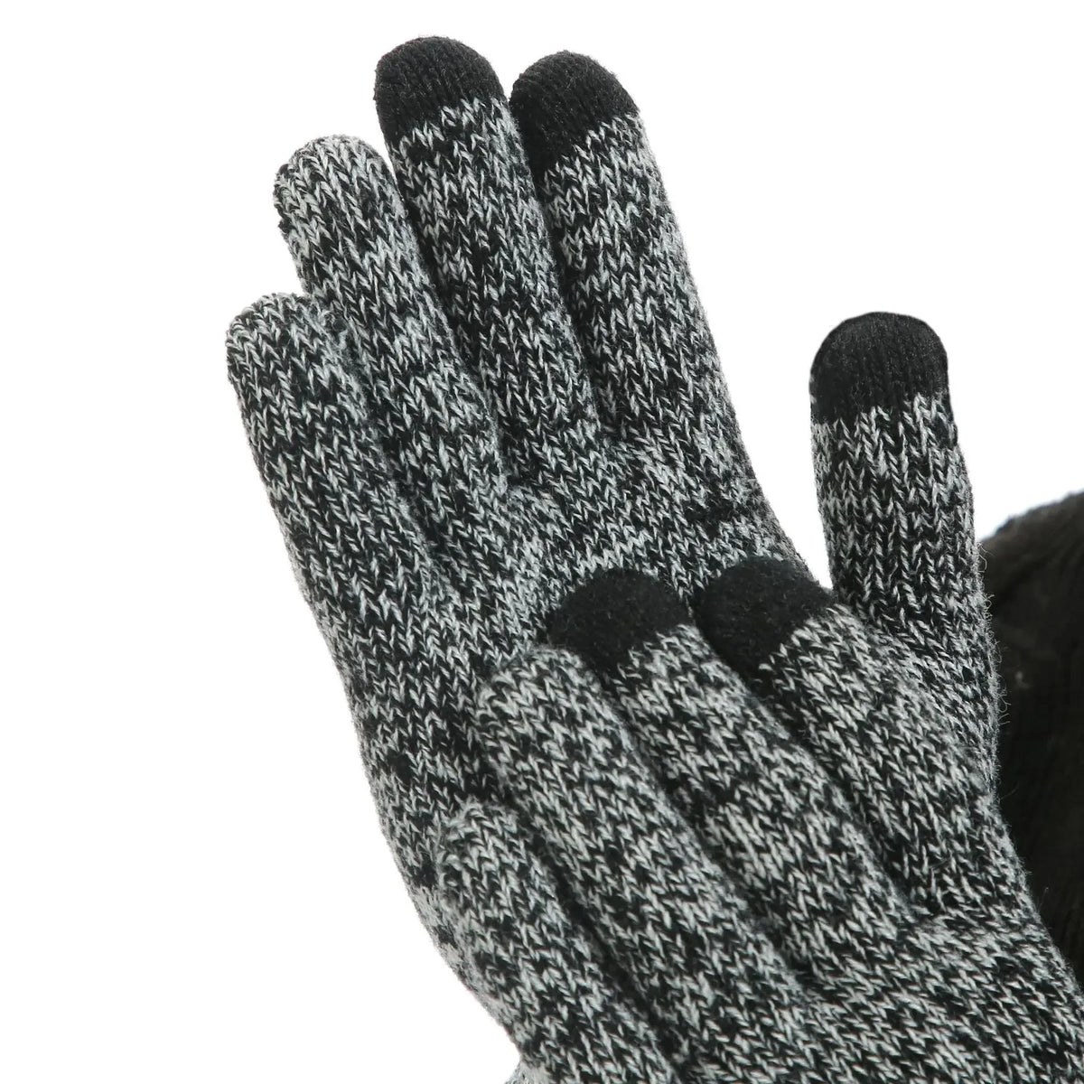 Heren | 3-delige winteraccessoireset voor heren - gebreide muts, sjaal en touchscreen handschoenen 6