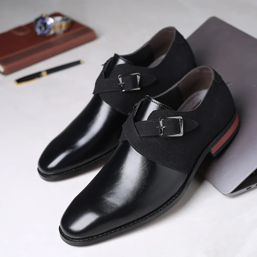 Hugo Heren Gespschoenen | Luxe Leer, Klassiek Elegant 4
