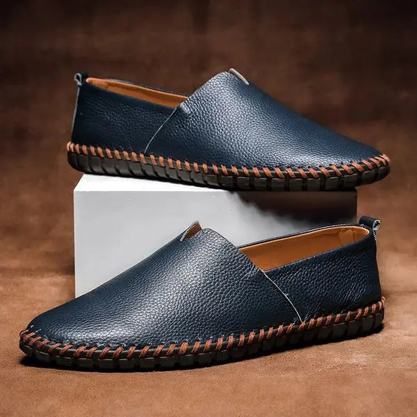 Hugo Heren Instappers | Leer, Comfortabel Casual 0