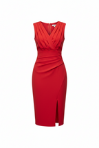 Ivy | Dames Jurk - V-hals met Zijsplit, Elegant