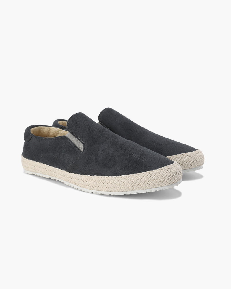 Jacob Heren Espadrille | Suède Slip-On met Jute Zool 0