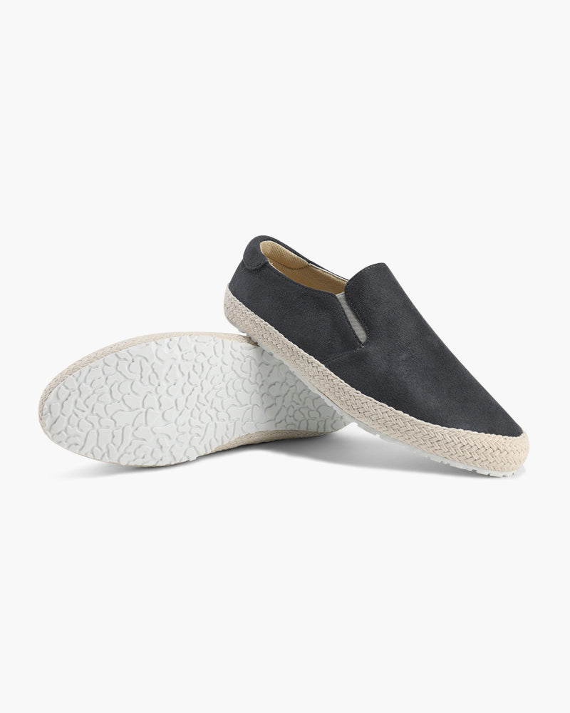 Jacob Heren Espadrille | Suède Slip-On met Jute Zool 1