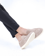 Jaxon Heren Loafers | Suède, Zwarte Elegante Instappers 3