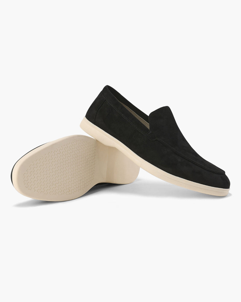 Jaxon Heren Loafers | Suède, Zwarte Elegante Instappers 7