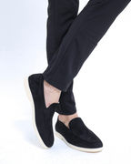 Jaxon Heren Loafers | Suède, Zwarte Elegante Instappers 8