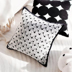 Kussensloop Vintage Bruin en Crème Patchwork – Zacht Polyester met Verborgen Ritssluiting 45x45cm en 30x50cm G 45x45cm