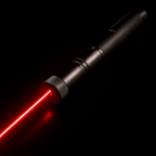Laserpen met Groot Bereik, USB-Oplaadbaar, Metalen Behuizing, Instelbare Focus, Rood/Groen Rood